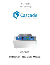 Cascade Sciences CS-BB20 Installation & Operation Manual