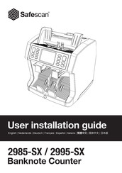 Safescan 2995-SX User's Installation Manual