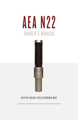 AEA N8 Owner's Manual