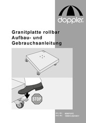 Doppler 85897GPZ Assembly Instructions And User's Manual