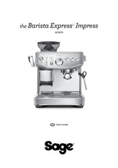 Sage the Barista Express Impress SES876 User Manual
