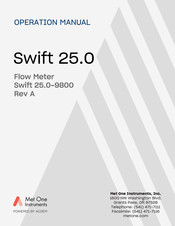 Met One Instruments Swift 25.0 Operation Manual