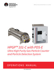 Spectris PARTICLE MEASURING SYSTEMS HPGP 101-C Operation Manual