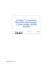 Raven AGCO RoGator Hawkeye RG1100 Installation Manual