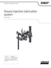 Lincoln SKF GVP-S-020-1 Installation And Operation Manual