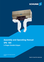 SCHUNK SPG 100 Assembly And Operating Manual