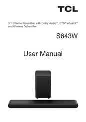 TCL S643W User Manual
