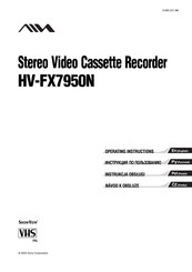 Sony ShowView HV-FX7950N Operating Instructions Manual