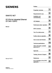 Siemens SIMATIC NET CP 343-1 ERPC Manual