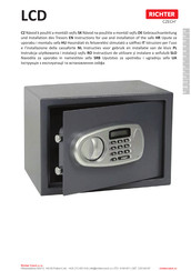 RICHTER CZECH RS.50.LCD Instructions For Use And Installation