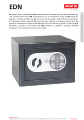 RICHTER CZECH EDN Instructions For Use And Installation