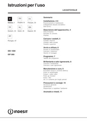 Indesit IDF 800 Instruction Booklet