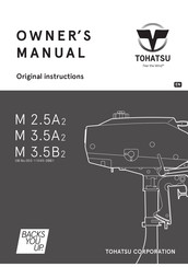 TOHATSU M 3.5B 2 Owner's Manual