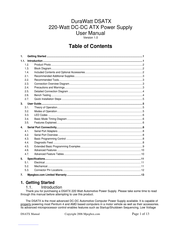 DuraWatt DSATX 220 User Manual