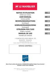 LE MARQUIER PLANCHA EXCLUSIVE AMALIA 375 User Manual