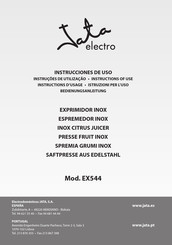 Jata electro EX544 Instructions For Use Manual