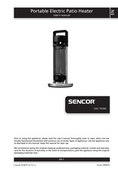 Sencor SHH 760BK User Manual