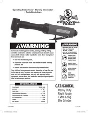 Cornwell Tools CAT-530RXL Operating Instructions, Warning Information, Parts Breakdown
