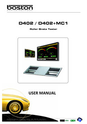 Boston D402 User Manual