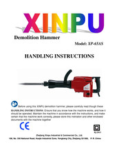 Xinpu XP-65AS Handling Instructions Manual