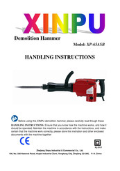 Xinpu XP-65ASB Handling Instructions Manual