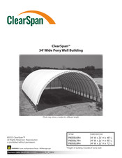 ClearSpan PB00816R4 Manual