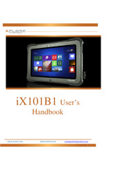 XPLORE TECHNOLOGIES iX101B1 User Handbook Manual