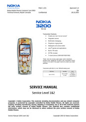 Nokia 3200 Service Manual