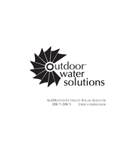 Outdoor Water Solutions AerMaster DW 9 Installation Manual