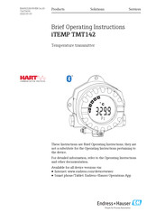 Endress+Hauser tmt142 Brief Operating Instructions