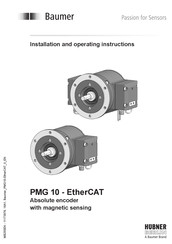 Baumer HUBNER BERLIN EtherCAT PMG 10 Installation And Operating Instructions Manual