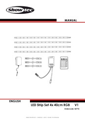 SHOWTEC LED Strip Set 4x 40cm RGB V1 Manual