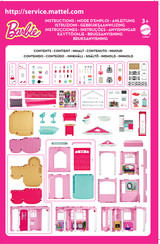 Mattel Barbie CJR47 Instructions Manual