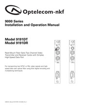 Optelecom-nkf 9191DT Installation And Operation Manual