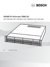 Bosch DIVAR IP all-in-one 7000 2U Installation Manual