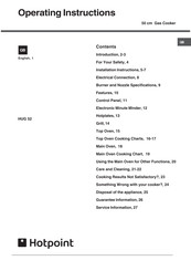 Hotpoint HUG 52 Operating Instructions Manual