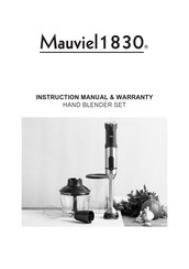 Mauviel1830 CC008040-001 Instruction Manual & Warranty