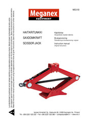 Meganex MEG103 Instruction Manual