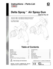 Graco Delta Spray 7031A Instructions-Parts List Manual