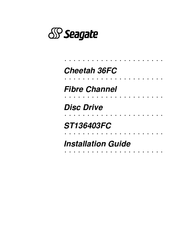 Seagate ST136403FC Installation Manual