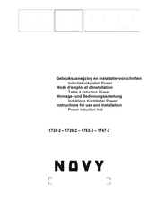 Novy 1724-2 Instructions For Use And Installation