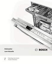 Bosch SGX68U55UC/D5 Operating Instructions Manual