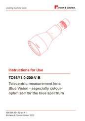 Vision & Control TO66/11.0-200-V-B Instructions For Use Manual
