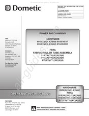 Dometic FRTA 917 Series Operating Instructions Manual
