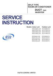 Fujitsu RDG09KLLAP Service Instruction
