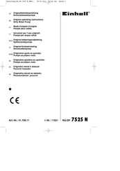 EINHELL 41.706.11 Original Operating Instructions