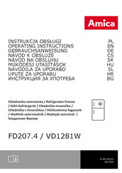 Amica FD207.4 Operating Instructions Manual