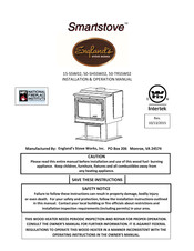 England's Stove Works Smartstove 50-SHSSW02 Installation & Operation Manual