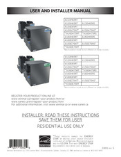 vanEE V160H75RS User's And Installer's Manual