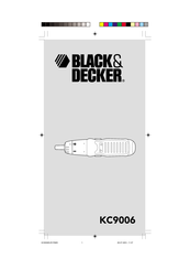 Black & Decker KC9006 Manual